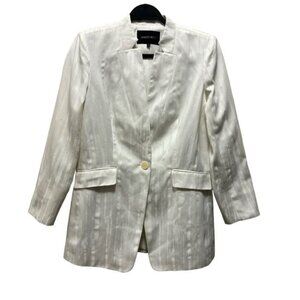 Lafayette 148 New York Womens Cloud Multi White Contrast Blaze Size 6